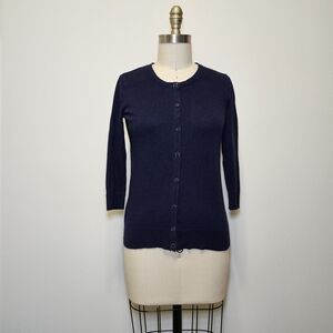 New York & Company Dark Blue Women's Cardigan